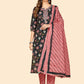 NOZ2TOZ Women Black Cotton Kurta with Pant & Dupatta (3pcs Set) - Swadesiicart