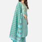 NOZ2TOZ Women's Turquoise Kurta & Pant With Dupatta set- (3pcs set) - Swadesiicart