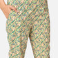 NOZ2TOZ Women's Foil Print & Gota Patti Work Straight Cotton Yellow Kurta Pant With Dupatta - Swadesiicart