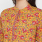NOZ2TOZ Women's Sequin Mustard Kurta With Pant- (2pcs Set) - Swadesiicart