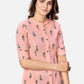 NOZ2TOZ Women Pink Cotton Kurta (1pc) - Swadesiicart