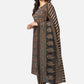 NOZ2TOZ Women's Brown Printed Kurta & Pant With Dupatta- (3pcs set) - Swadesiicart