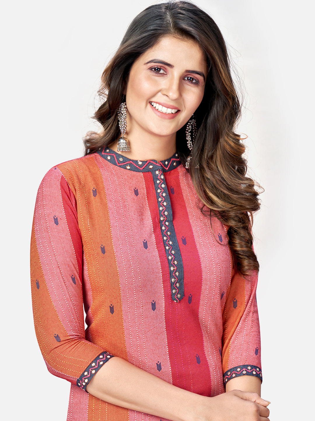 NOZ2TOZ Women's Printed Multicolour Kurta & Pant With Dupatta Set (3pcs set) - Swadesiicart