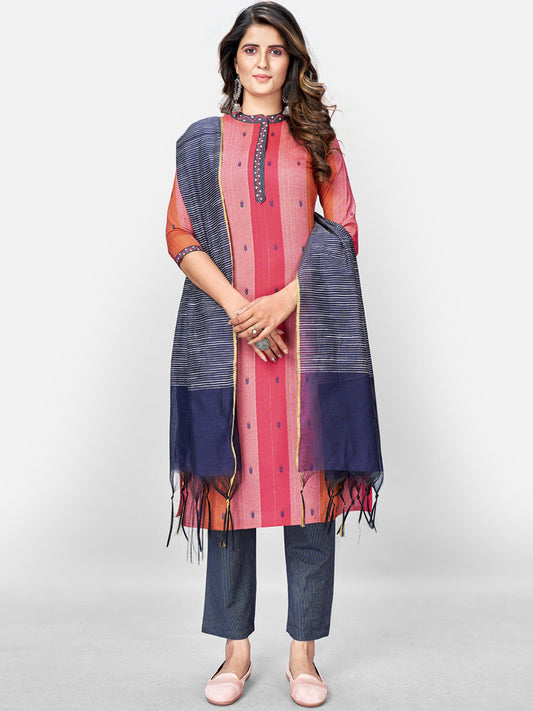NOZ2TOZ Women's Printed Multicolour Kurta & Pant With Dupatta Set (3pcs set) - Noz2Toz