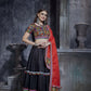AI Fashion Black Art Silk Designer Navratri Lehenga Choli Collection