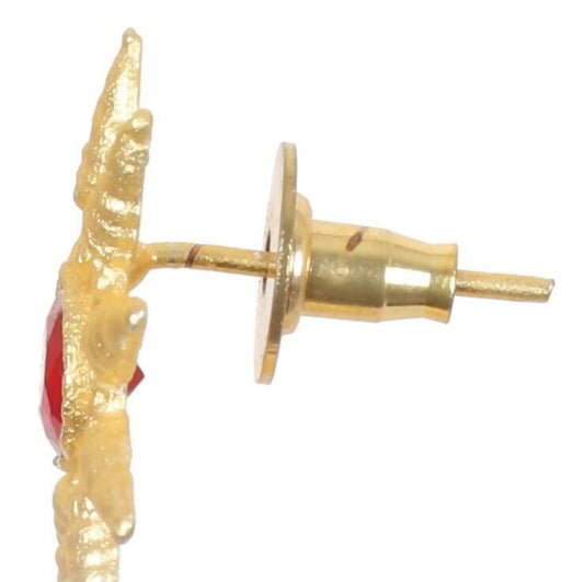 Joban Fashion Women Matte Gold Brass Jhumka | Swadesiicart