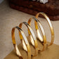 NVR Women's Set of 4 Gold-Polished CZ-Studded Traditional Bangles - Swadesiicart