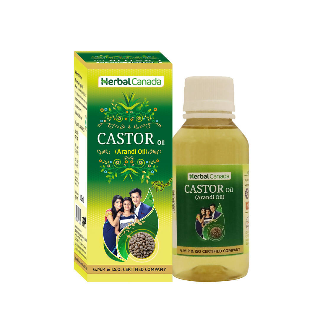Herbal Canada Castor Oil (Arandi Oil) | Swadesiicart
