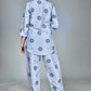 Morchari Digital Print Semi Muslin Co-Ord Set Top & Trouser-Multicolor - Swadesiicart