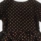 Ahalyaa Black Color Crepe Printed kids Kurta Palazzo Set For Girls | Swadesiicart