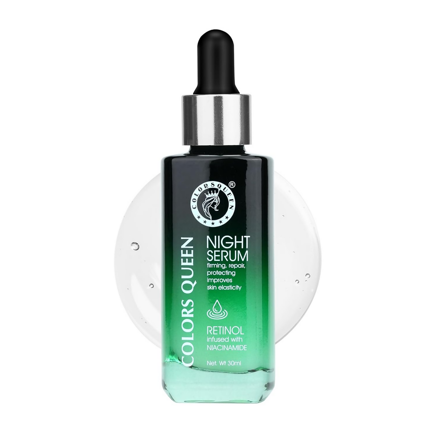 Colors Queen Retinol Night Serum Reduce Fine Lines & Wrinkle | Swadesiicart