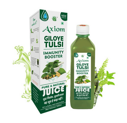 Axiom Pure Tulsi Giloy Stem Juice - Swadesiicart