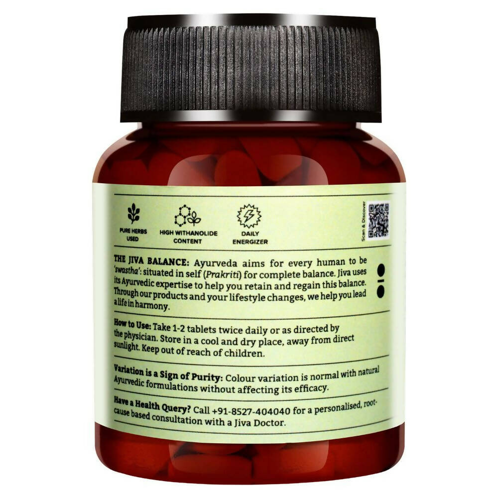 Jiva Ayurveda Ashwagandha Tablets - Swadesiicart