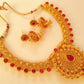 Pink Kemp Necklace Set For Wedding