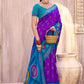 Anaita Violet Silk Saree With Blouse Piece