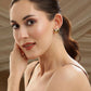 Golden Heart Studs - Ruby Raang | Swadesiicart