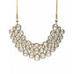 Maharani Layered Choker (Silver) - Ruby Raang | Swadesiicart