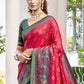 Shree Shyam Fashion Pochampalli Silk Red Saree