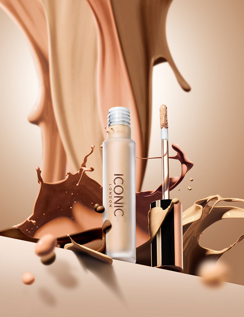Iconic London Seamless Concealer - Natural Beige - Swadesiicart