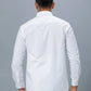 Ramraj Cotton Mens Full Sleeve Formal 100 % Cotton White Shirt | Swadesiicart