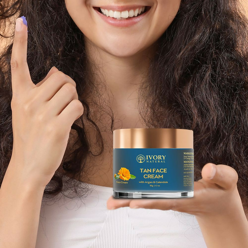 Ivory Natural Tan Face Cream For Sun Tan Protection | Swadesiicart