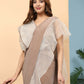 Light Brown Lycra Solid Ready to Wear Saree with stitched Blouse - Nita | Swadesiicart