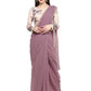 Ahalyaa Women's Mauve Butta Georgette Ready to Wear Saree | Swadesiicart