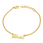 trueBrowns X Voylla Gold-Toned 'Bhai' Bracelet Rakhi With Roli Chaawal Pack | Swadesiicart