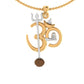 trueBrowns X Voylla OM' Design with Rudraksh Rakhi-Pendant | Swadesiicart