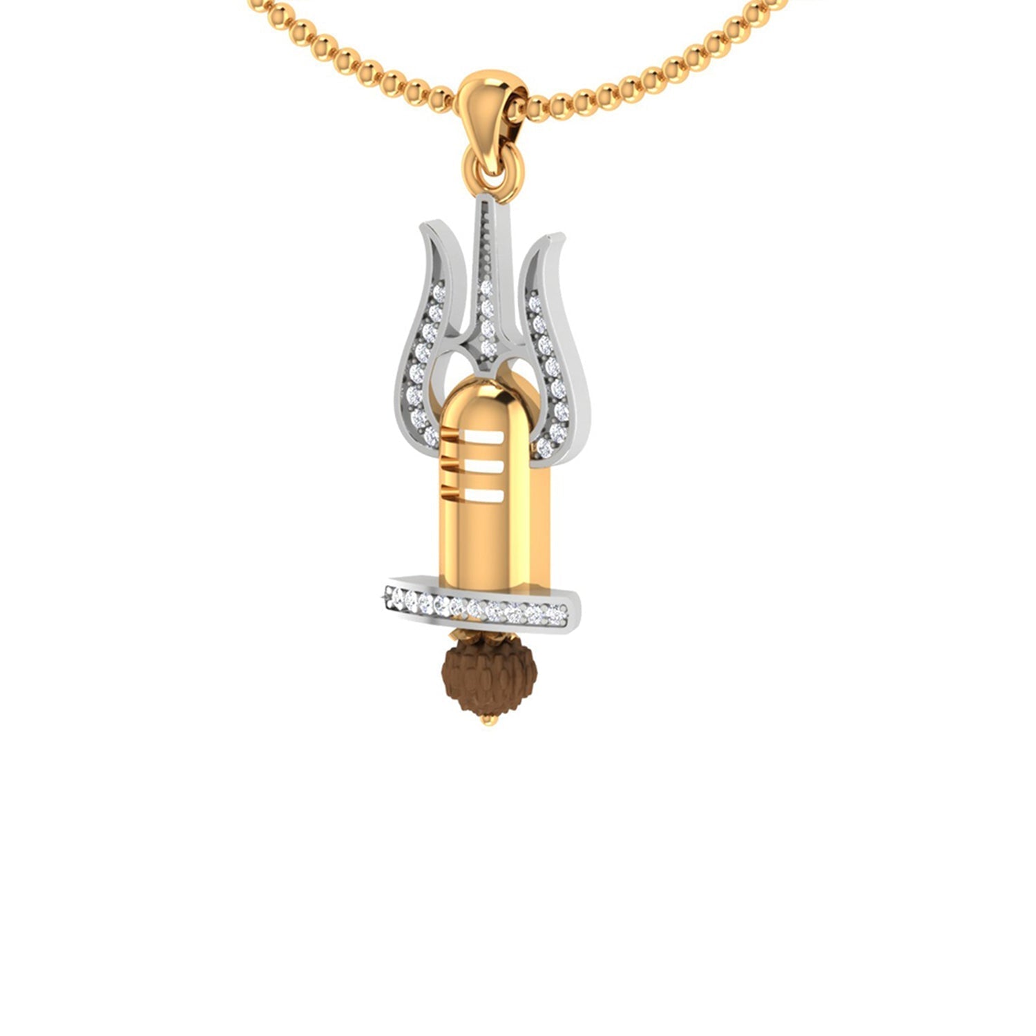 trueBrowns X Voylla Trishul with Rudraksh Rakhi-Pendant | Swadesiicart