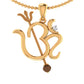 trueBrowns X Voylla Rudraksha Studded 'OM' Rakhi-Pendant | Swadesiicart