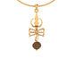 trueBrowns X Voylla Shiva Damru Rudraksha Rakhi-Pendant | Swadesiicart