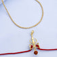 trueBrowns X Voylla Shiva Damru Rudraksha Rakhi-Pendant | Swadesiicart
