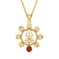 trueBrowns X Voylla Rudraksha Studded Trishul Rakhi-Pendant | Swadesiicart