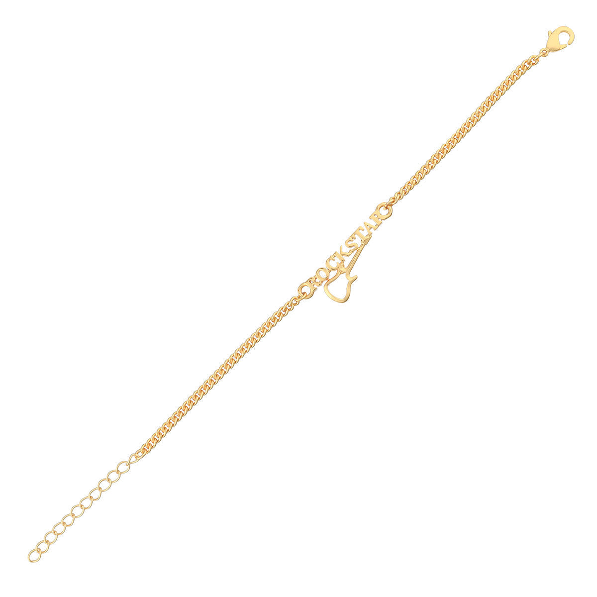 trueBrowns Gold Tone ROCKSTAR Rakhi | Swadesiicart