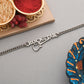 trueBrowns Stylish ROCKSTAR Silver Tone Bracelet Rakhi | Swadesiicart