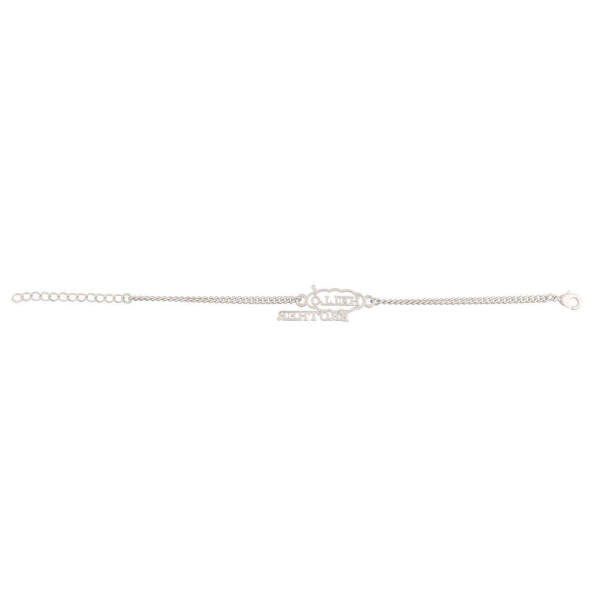 trueBrowns X Voylla Stylish Hello Brother Silver Tone Bracelet Rakhi | Swadesiicart