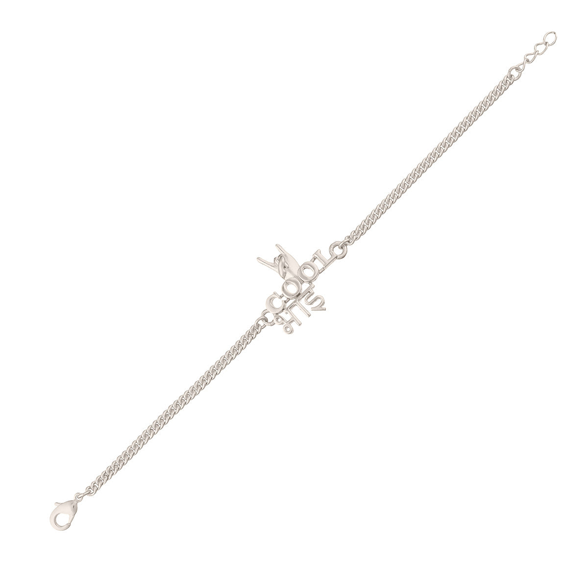 trueBrowns Cool Bhai Silver Tone Rakhi | Swadesiicart