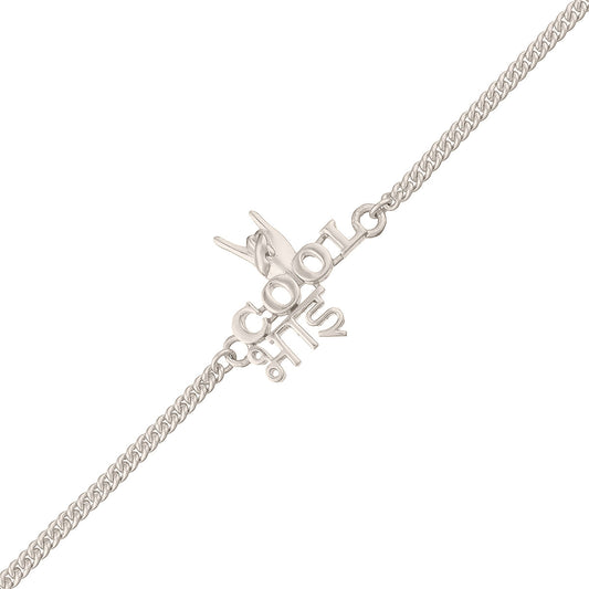 trueBrowns Cool Bhai Silver Tone Rakhi | Swadesiicart
