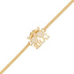 trueBrowns Bhai Gold Tone Bracelet Style Rakhi | Swadesiicart