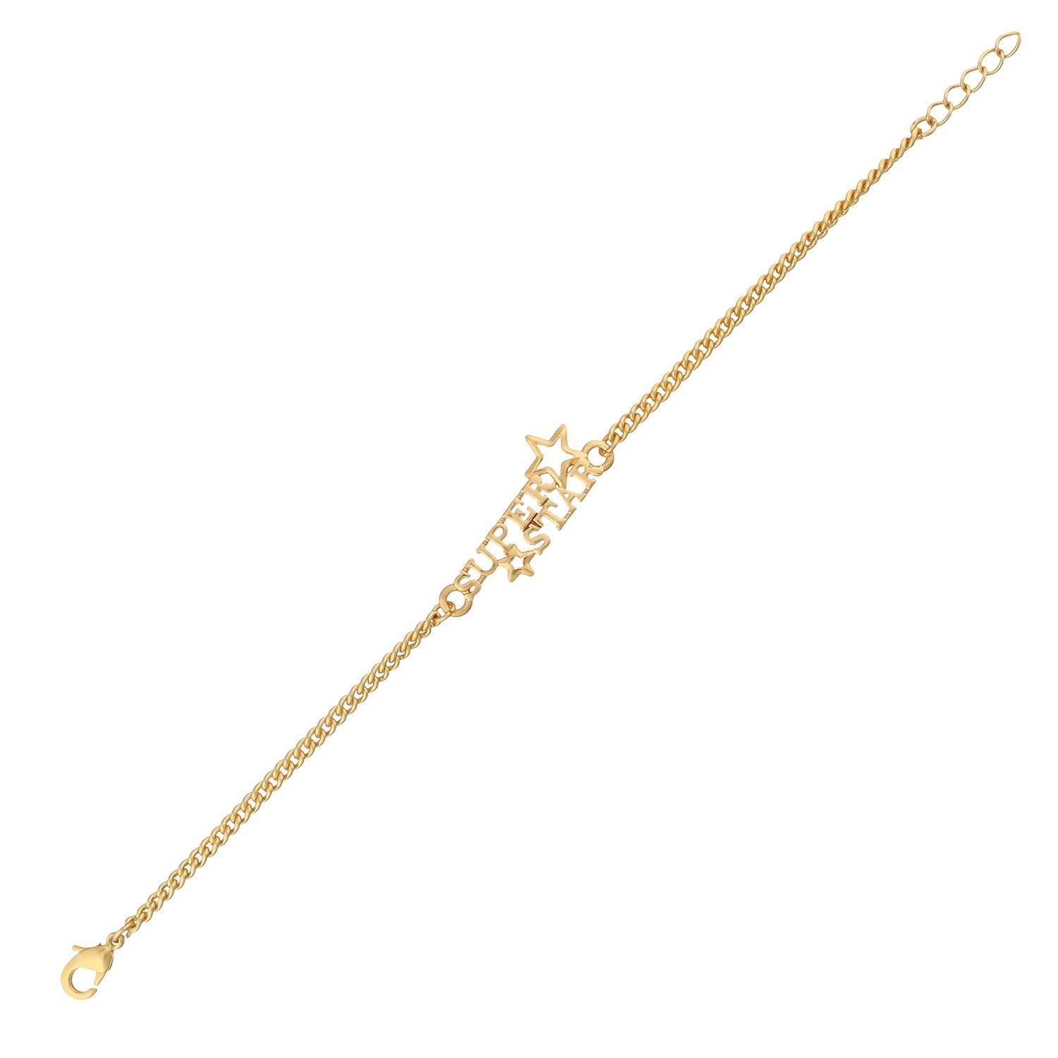 trueBrowns X Voylla Super Star Gold Tone Bracelet Style Rakhi | Swadesiicart