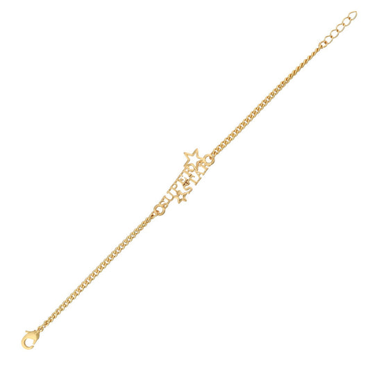 trueBrowns X Voylla Super Star Gold Tone Bracelet Style Rakhi | Swadesiicart