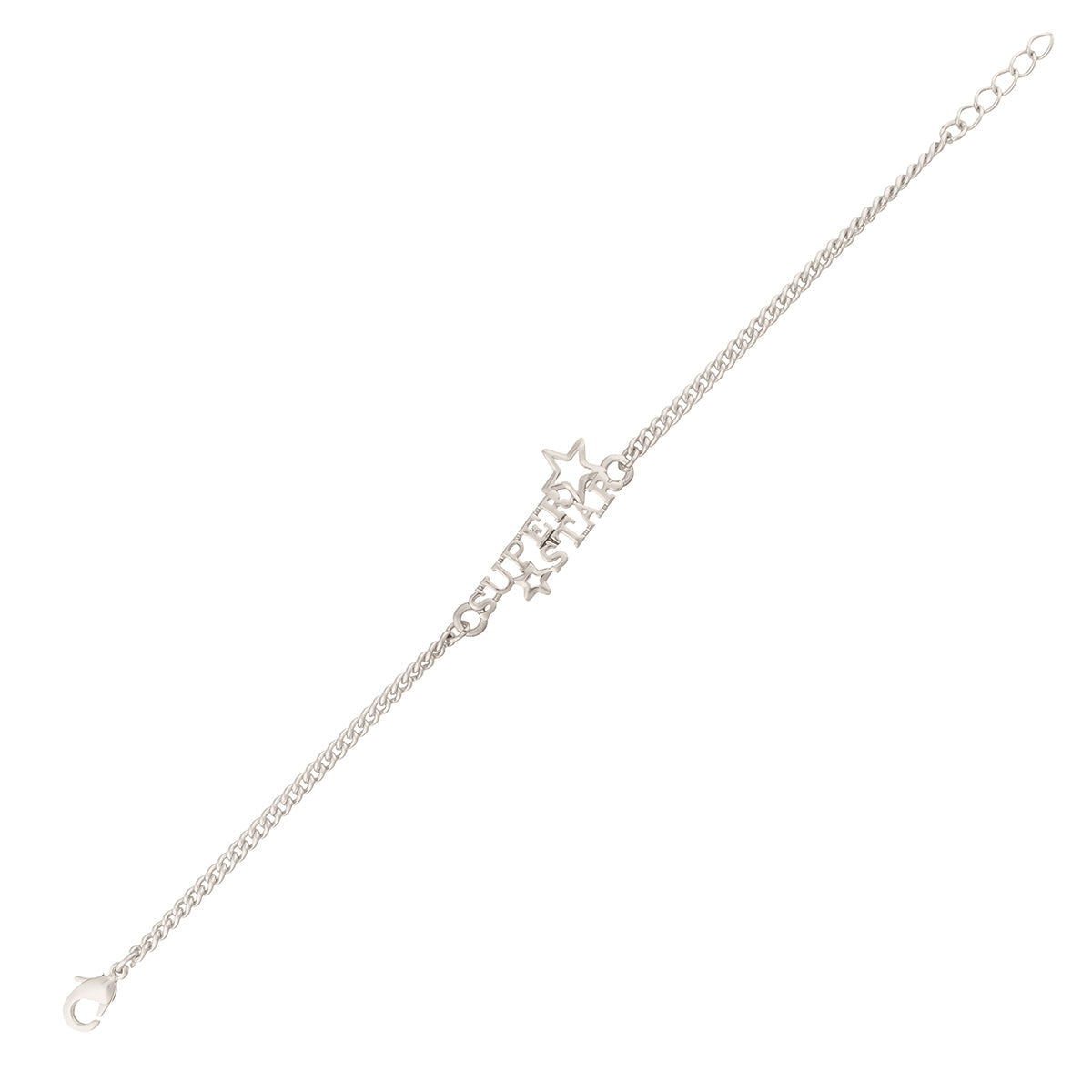 trueBrowns X Voylla Stylish Silver Plated Super Star Bracelet Rakhi | Swadesiicart