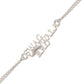 trueBrowns X Voylla Stylish Swag Wala Bro Silver Plated Bracelet Rakhi | Swadesiicart
