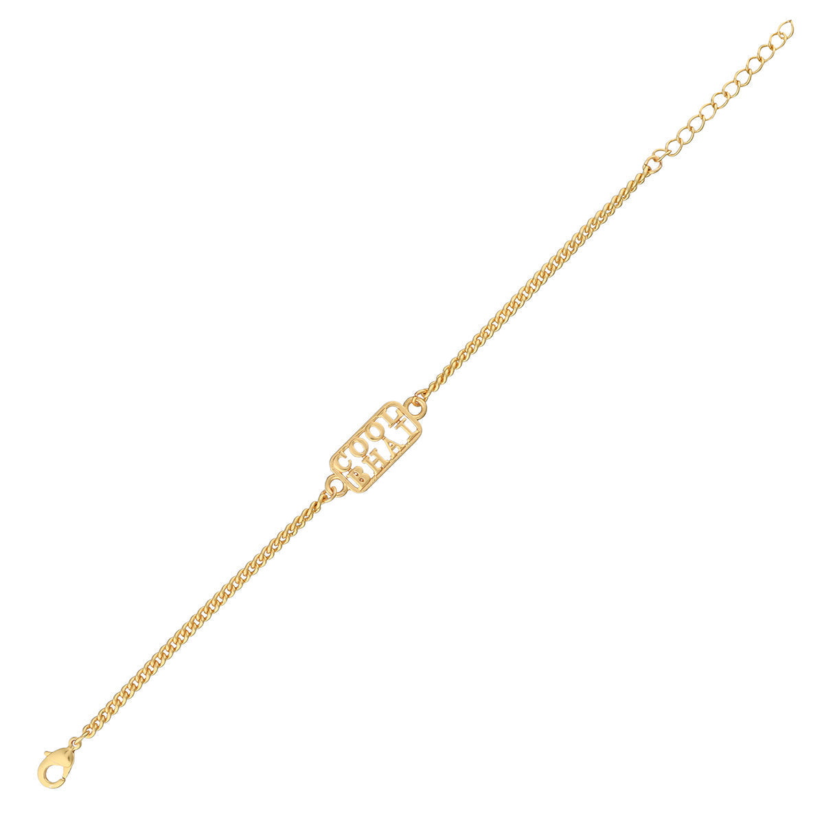 trueBrowns Cool Bhai Gold Tone Bracelet Style Rakhi | Swadesiicart