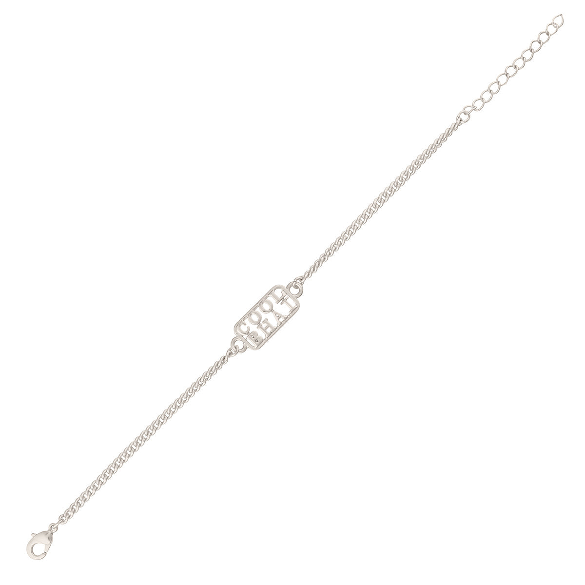 trueBrowns Silver Tone Cool Bhai Bracelet Style Rakhi | Swadesiicart