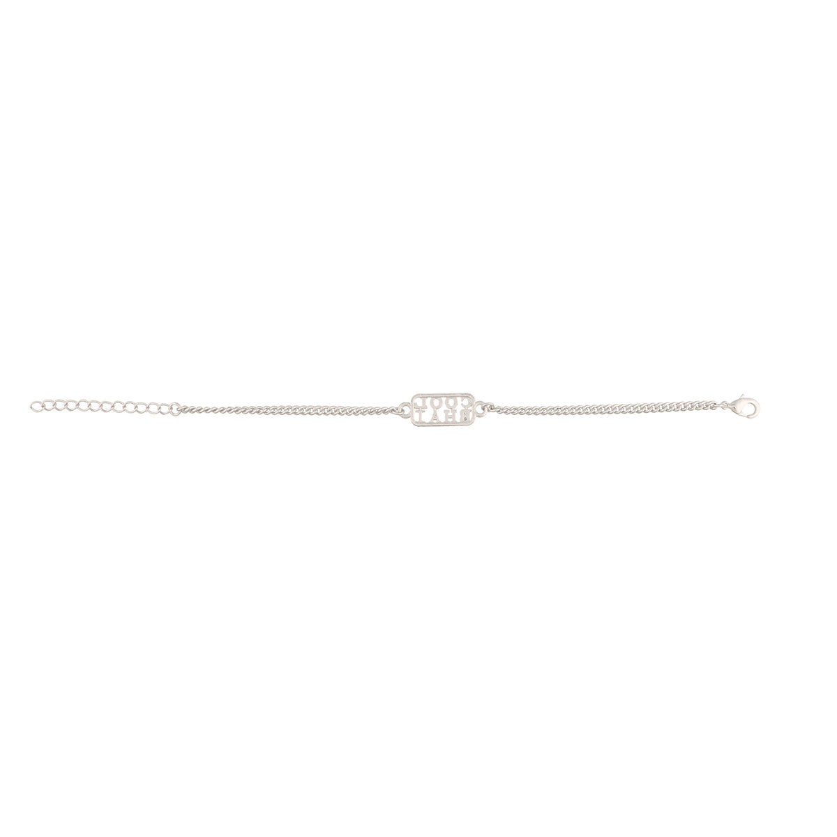trueBrowns Silver Tone Cool Bhai Bracelet Style Rakhi | Swadesiicart