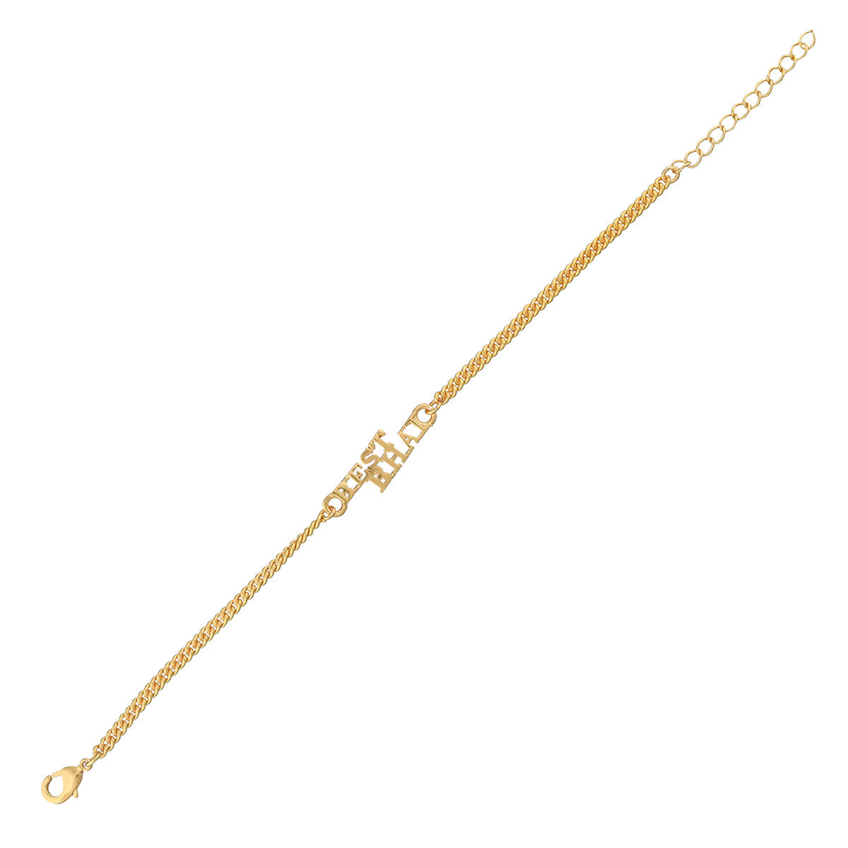 trueBrowns Best Bhai Gold Tone Bracelet Style Rakhi | Swadesiicart