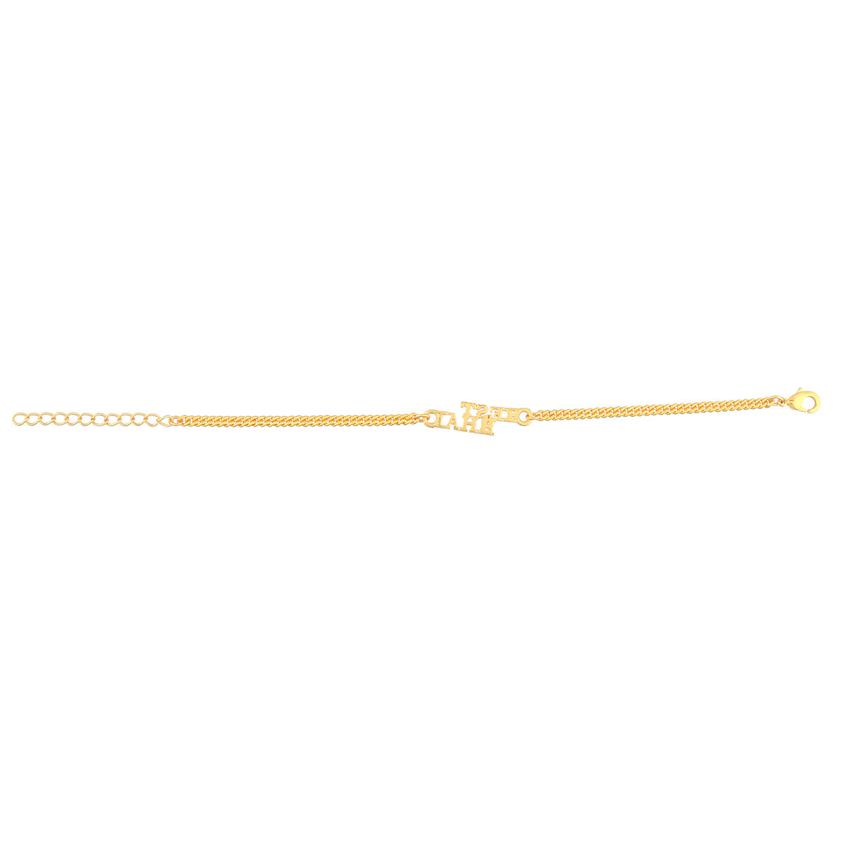 trueBrowns Best Bhai Gold Tone Bracelet Style Rakhi | Swadesiicart