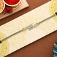 trueBrowns 925 Sterling Silver Precious Cool Bhai Bracelet Rakhi | Swadesiicart
